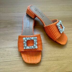 Journee Collection Raffia Sandals